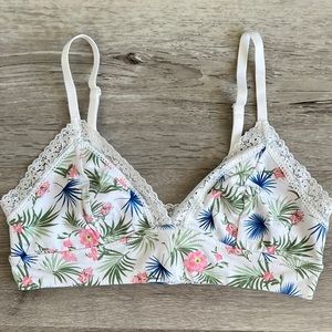 Tropical Floral Bralette